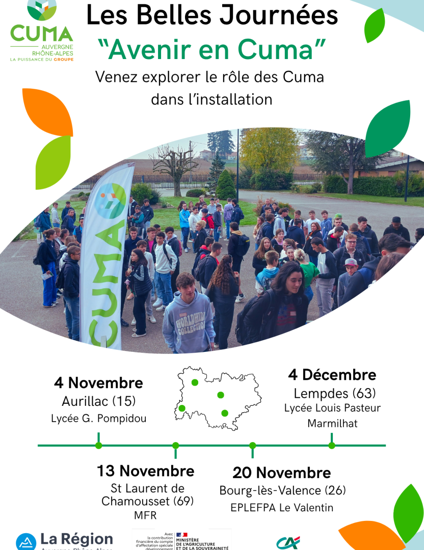 Save the date Belles Journée Avenir en Cuma 2025